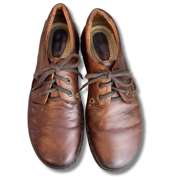 Born Soledad Men\'s Shoes Size 12 M/W WIDE Brown Leather Lace Up Oxfords Casual main image 12